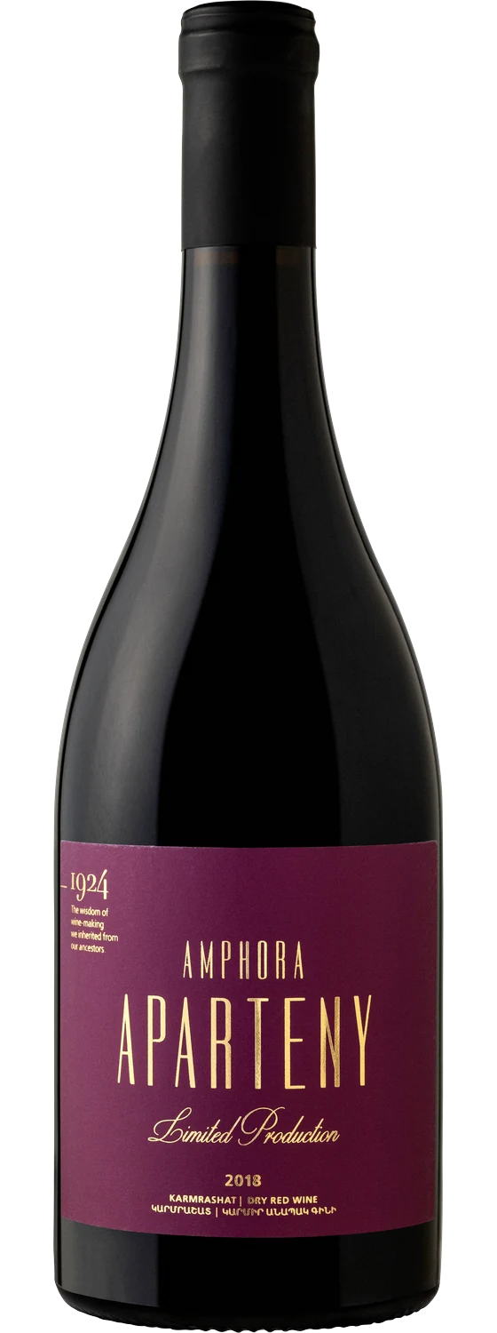 Aparteny Amphora 2018 bottle